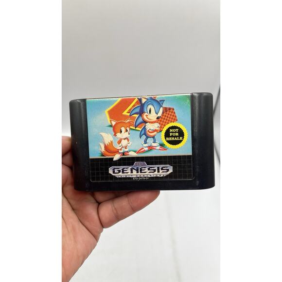 Sonic the Hedgehog 2 (SEGA Genesis 1992) Cartridge Only - Not For Resale Version - Picture 3 of 7